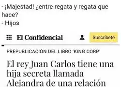 El pasatiempos del Rey fugado