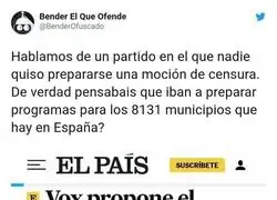 VOX y su lamentable programa electoral