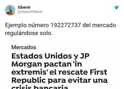 El mercado haciendo de las suyas