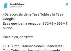 El fracaso de la Tasa Tobin y Tasa Google