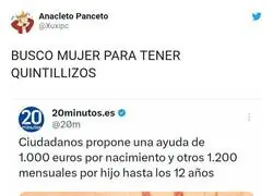 Ciudadanos regala el dinero