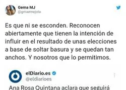 La cloaquera seguir&aacute; dando guerra sin disimular