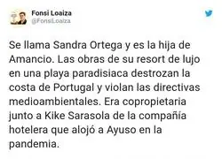 La hija de Amancio Ortega haciendo de las suyas