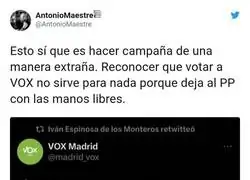 Votar a VOX no sirve para nada