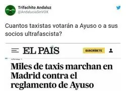 Mucho protestar contra Ayuso y luego a votarles