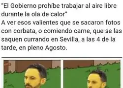 Santiago Abascal cuando toque trabajar