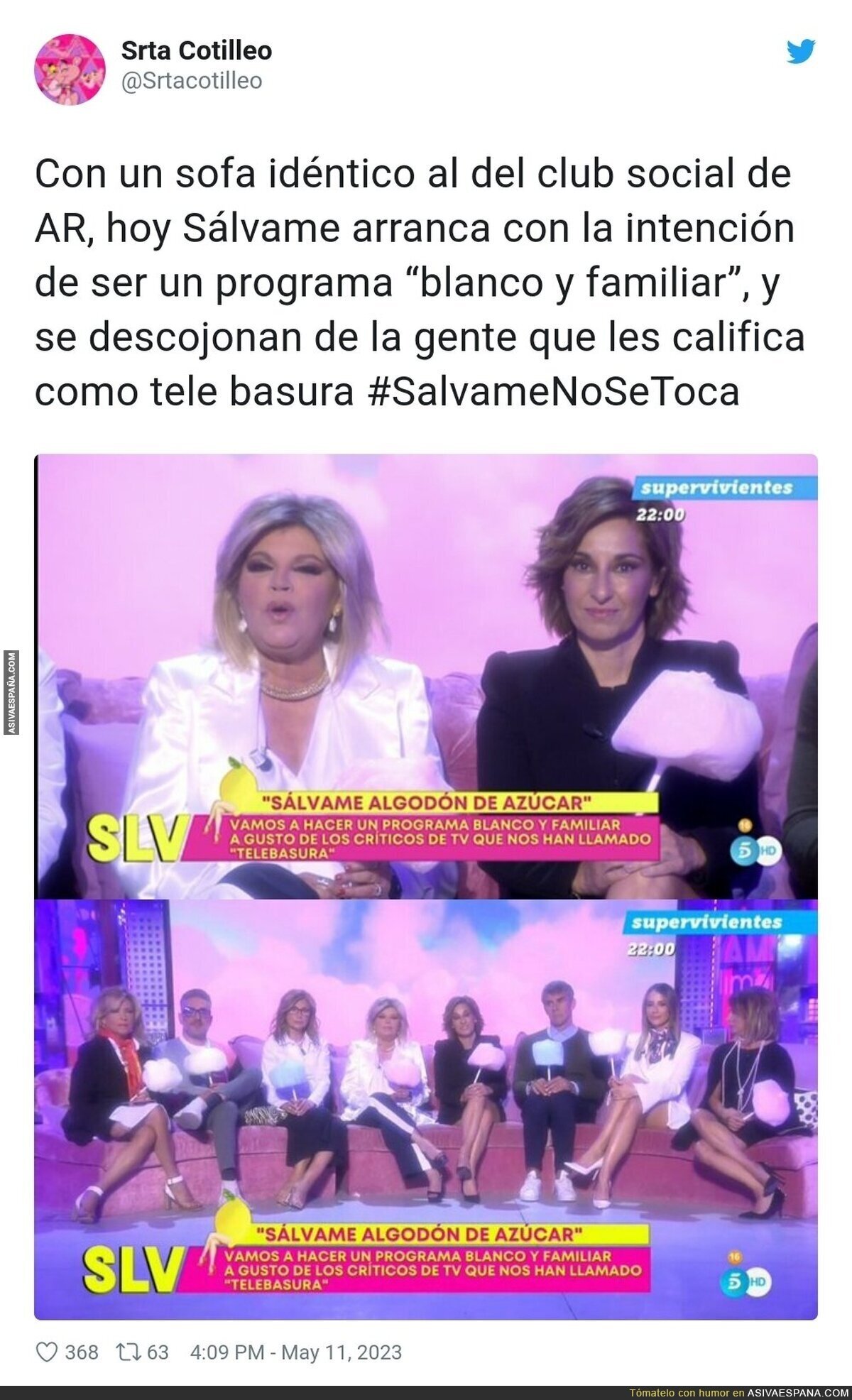 Sálvame es lo mejor de la televisión
