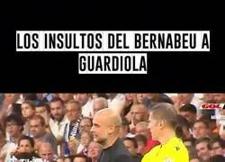 Los c&aacute;nticos hom&oacute;fobos del Santiago Bernab&eacute;u hacia Pep Guardiola