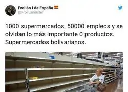 Los supermercados que gusta a la izquierda