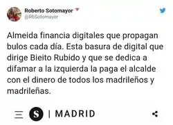 Los intereses de Almeida inyectando dinero p&uacute;blico a diarios que publican bulos