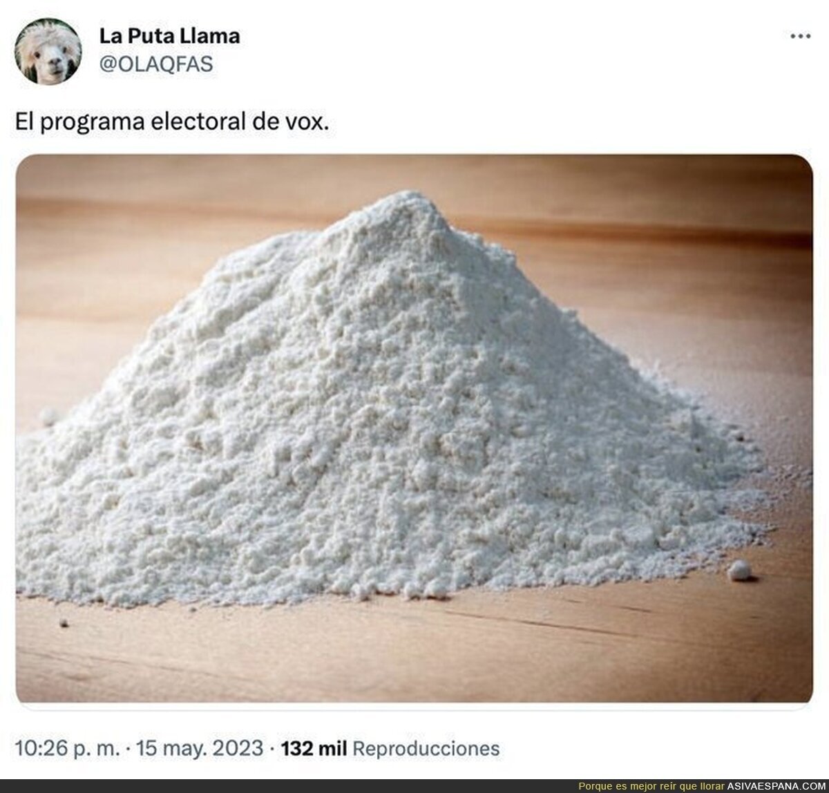 Lo han hecho polvo, por @OLAQFAS