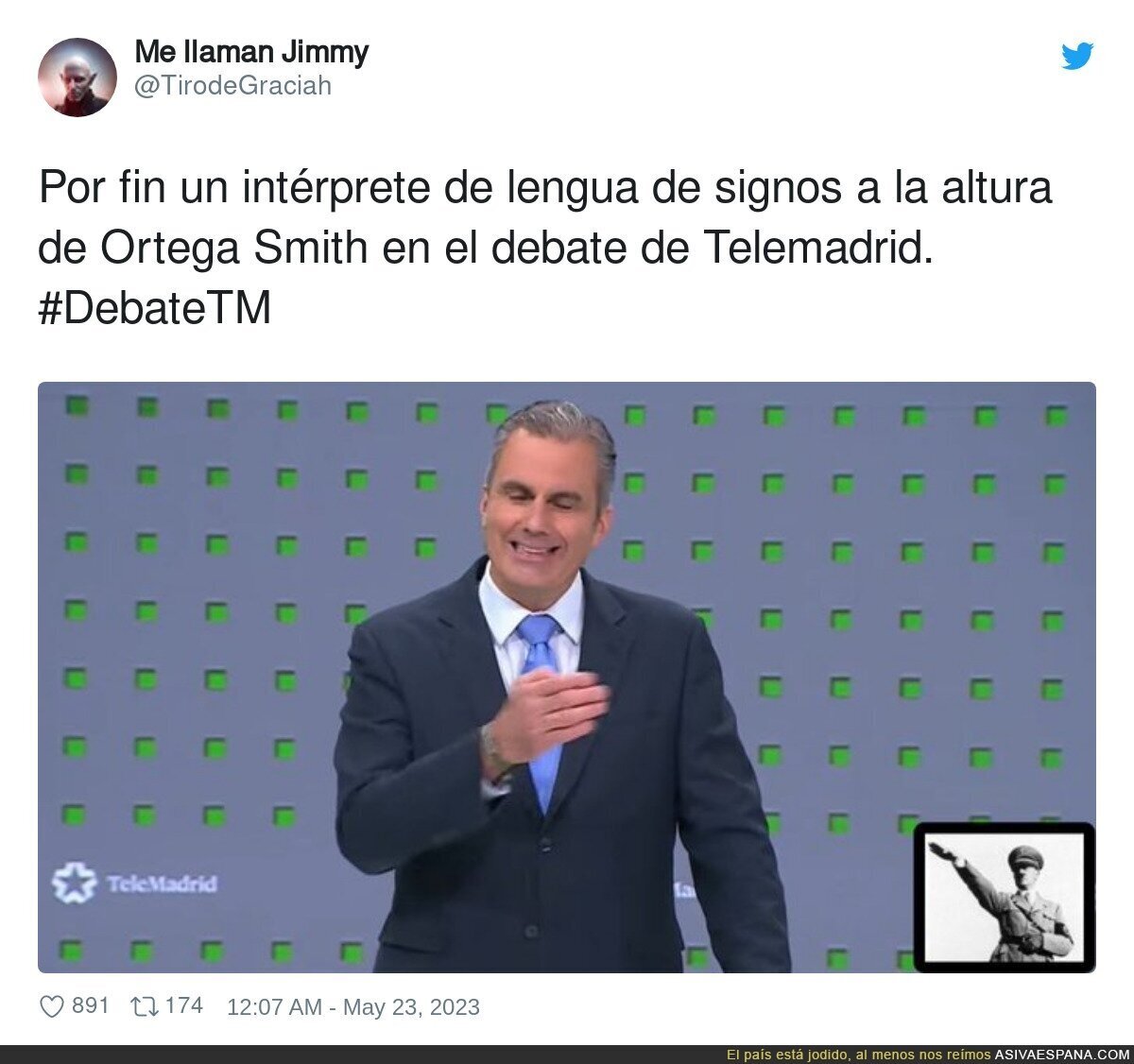 Todos los gestos son lo mismo, por @TirodeGraciah