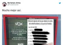 As&iacute; s&iacute; el cartel de vox, or @TirodeGraciah