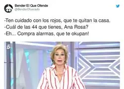 S&oacute;lo le falta vender ella las alarmas, por @BenderOfuscado