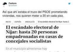 El gran truco del PSOE