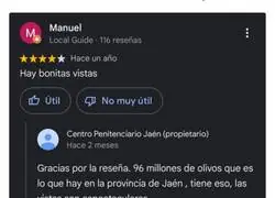Si miras en Google, la c&aacute;rcel de Ja&eacute;n est&aacute; llenas de rese&ntilde;as, algunas son de locos