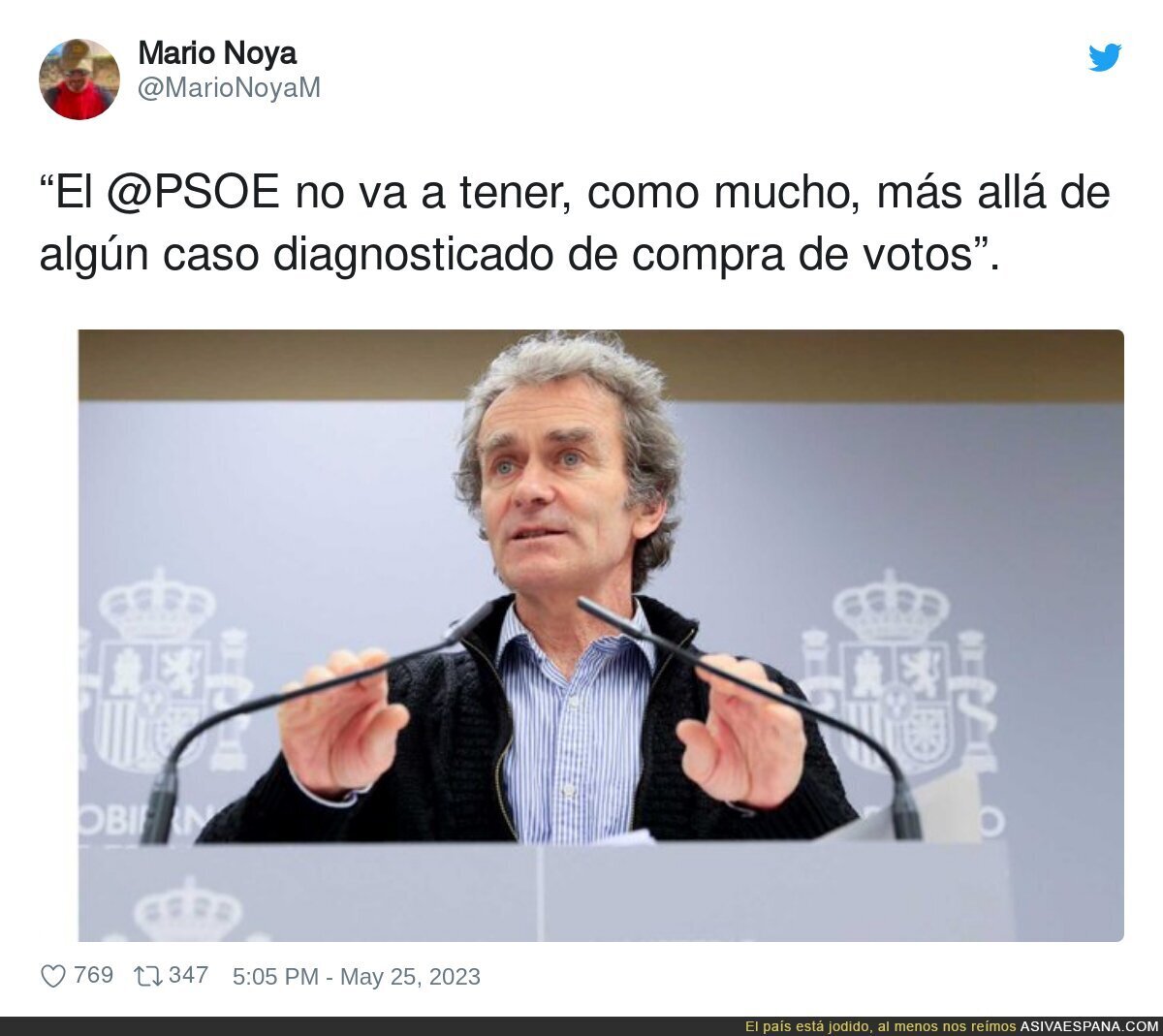 Borro que he subido el mismo tuit ?, por @MarioNoyaM