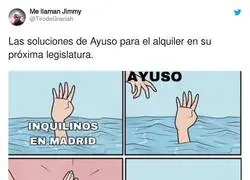 Ayuso lo tiene claro en vivienda