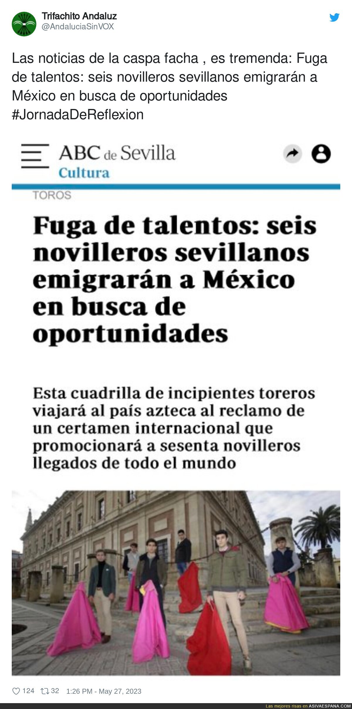 La fuga de toreros talentos