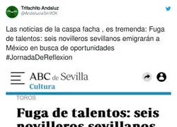 La fuga de toreros talentos