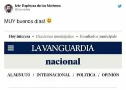 VOX es la clave de todos los gobiernos de Espa&ntilde;a