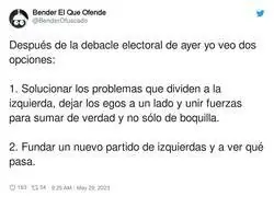 La izquierda no aprende de los errores