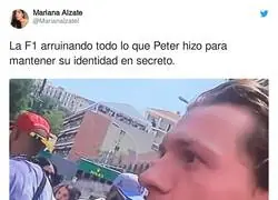 La F&oacute;rmula 1 se ha cargado la magia de Spiderman