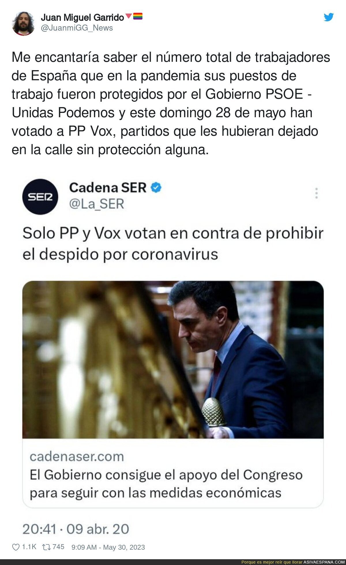 Sería un dato más que interesante