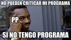 Quien critica el programa electoral del PP