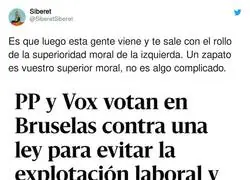 Esta es la moralidad de PP y VOX
