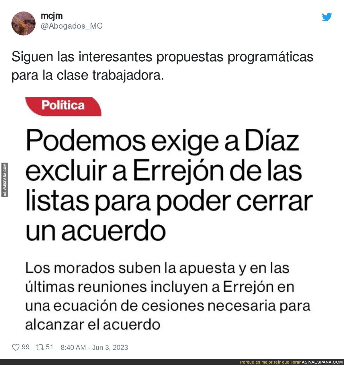 Podemos siempre mirando por los intereses generales de la población