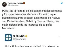 Pedro S&aacute;nchez contra las fresas