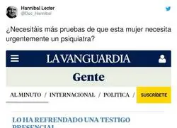 Hay gente con serios problemas mentales