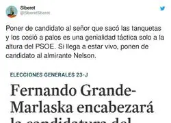 Una nueva genialidad absoluta del PSOE