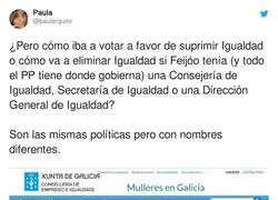 La derecha se pelea por el Ministerio de Igualdad