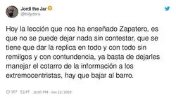 Lecci&oacute;n para la izquierda