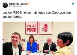 La colecci&oacute;n de fotos con Otegi
