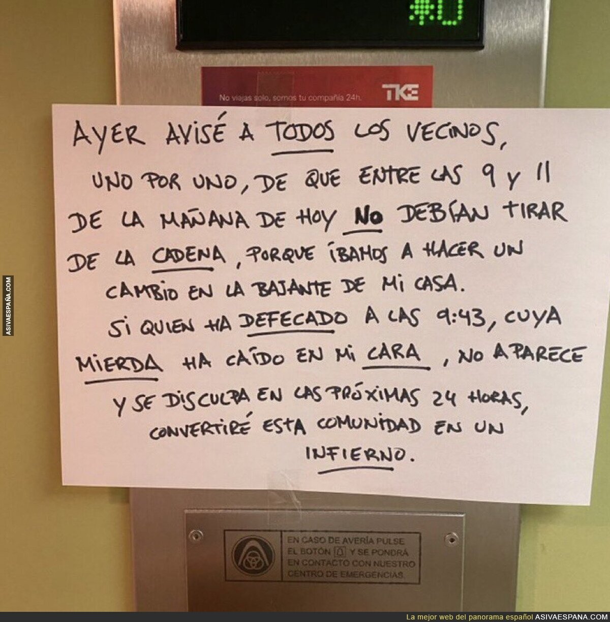 Un cabreo y con razón