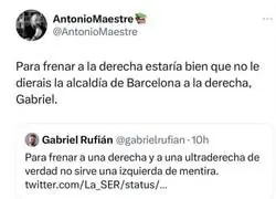Una recomendaci&oacute;n para Gabriel Rufi&aacute;n