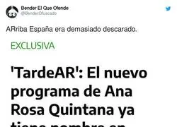 Ana Rosa debe disimular