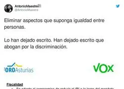 VOX se quita la careta por completo