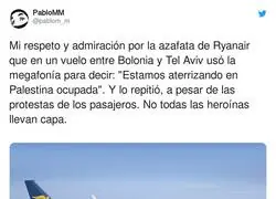 Una azafata para admirar