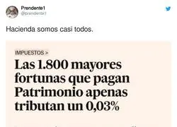 Todos los pobres y casi ning&uacute;n rico