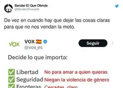 La realidad de VOX