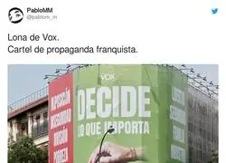 VOX est&aacute; a la misma altura que el franquismo