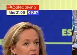 Nadia Calvi&ntilde;o d&aacute;ndole duro a Susana Griso por la violencia de g&eacute;nero