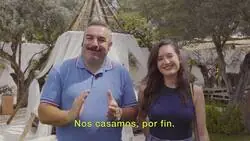 Lleg&oacute; el momento de la boda