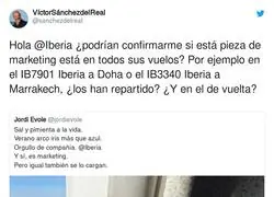 Duda en los aviones de Iberia