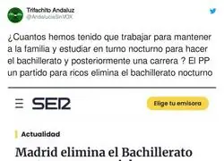 Al PP no les interesa que la gente estudie