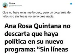 "Sin lineas rojas", pero blancas ya veremos